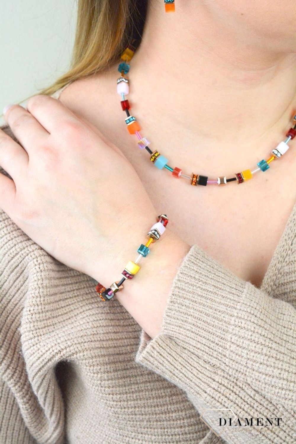 Bransoletka damska Swarovski Coeur De Lion tygrysi5e oko-różowe złoto 2838301582.jpg