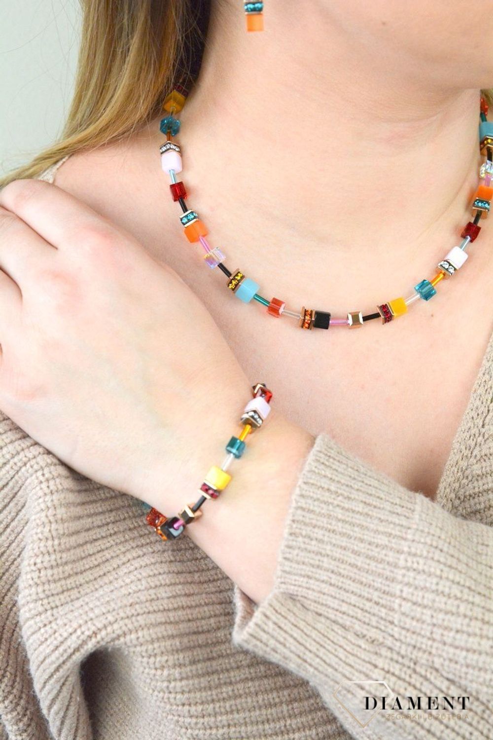 Bransoletka damska Swarovski Coeur De Lion tygrysi5e oko-różowe złoto 2838301582.jpg