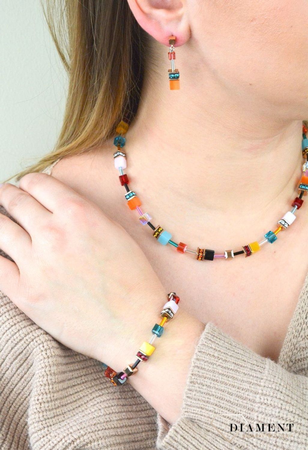 Bransoletka damska Swarovski Coeur De Lion tygrysi5e oko-różowe złoto 2838301582.jpg