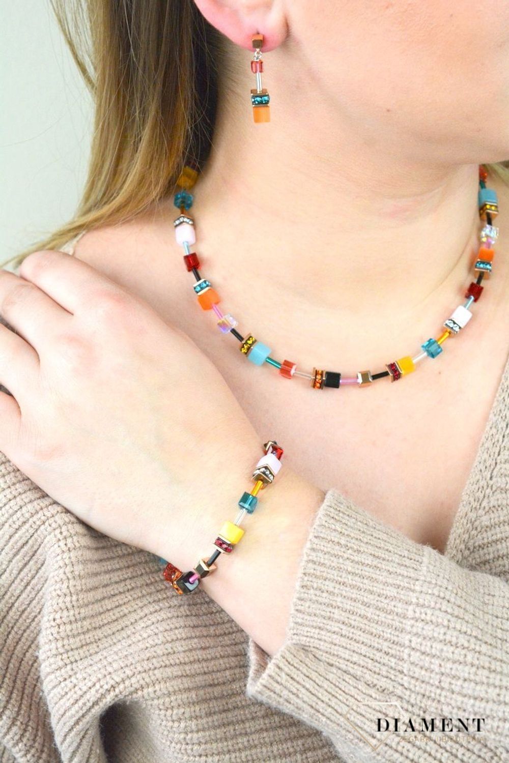 Bransoletka damska Swarovski Coeur De Lion tygrysi5e oko-różowe złoto 2838301582.jpg