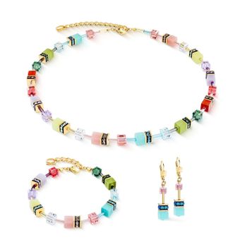 Bransoletka damska Coeur de Lion GeoCUBE® Iconic Spicy Sweetness 2838301584 – złota, multikolor (1).jpg