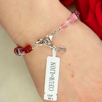 Bransoletka Coeur de Lion GeoCUBE® Iconic 283830-1903 czerwona – elegancka biżuteria damska (3).jpg
