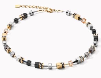 Naszyjnik damski Swarovski Coeur De Lion Złoto Szary 2839101216 (2).jpg