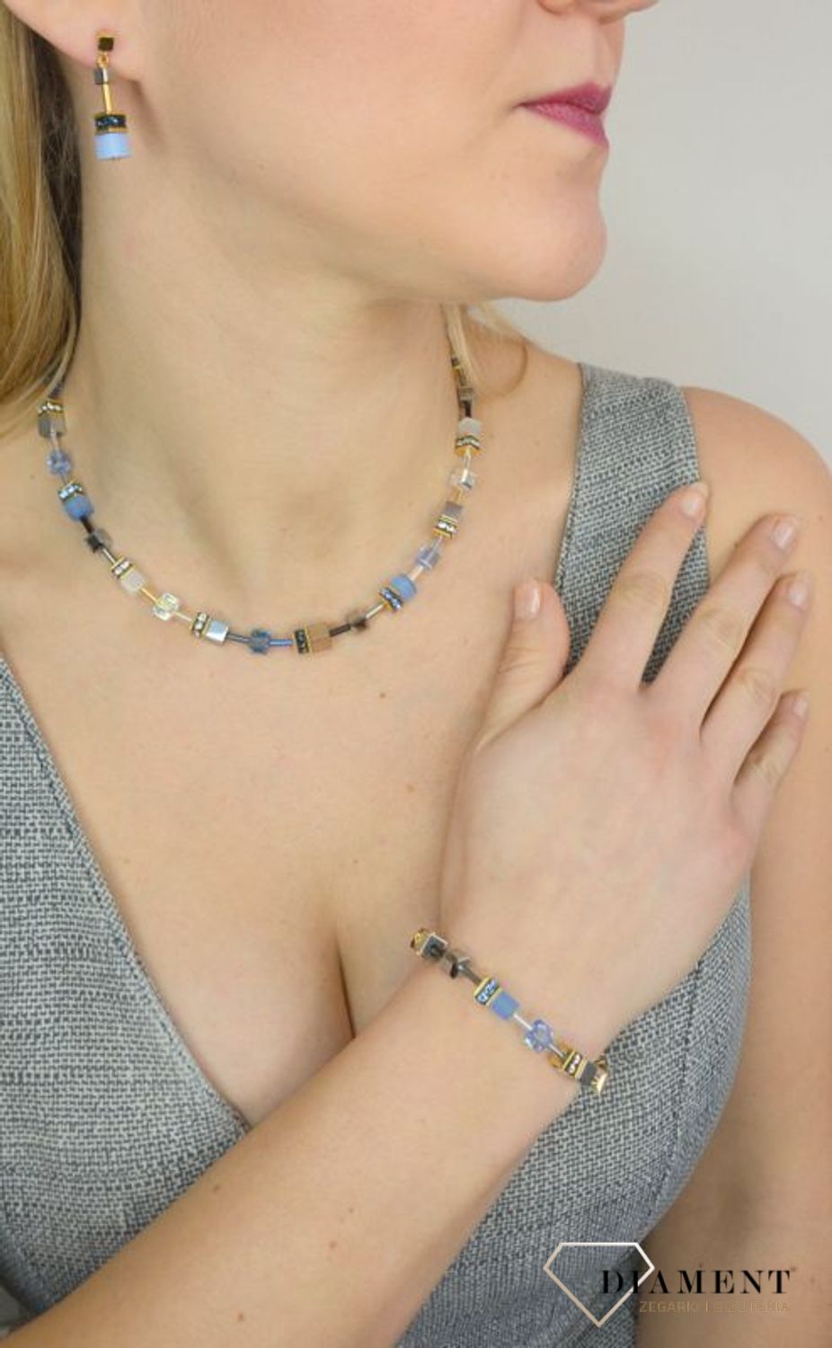 Kolczyki damskie Coeur De Lion tygrysie oko, Swarovski 2839210716.jpg