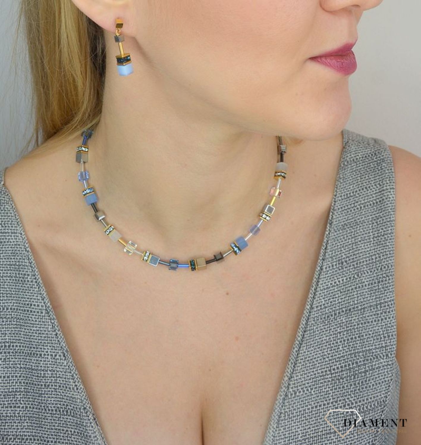 Kolczyki damskie Coeur De Lion tygrysie oko, Swarovski 2839210716.jpg