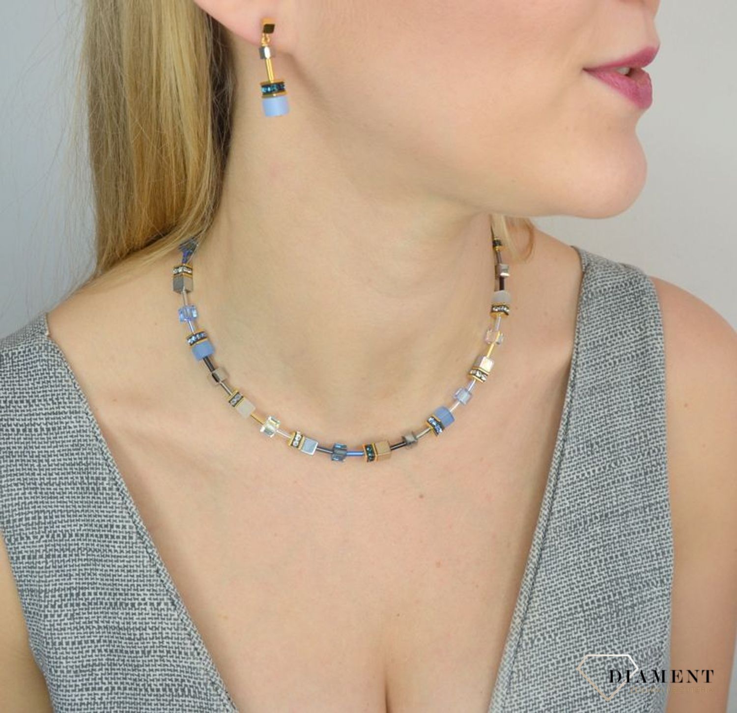 Kolczyki damskie Coeur De Lion tygrysie oko, Swarovski 2839210716.jpg