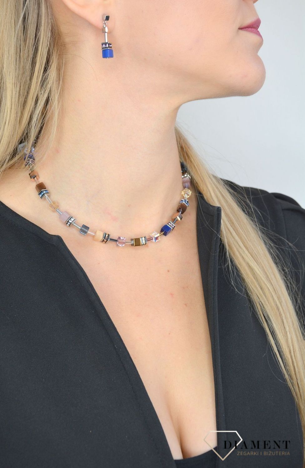 Kolczyki damskie Coeur De Lion tygrysie oko, Swarovski 2839210740.jpg