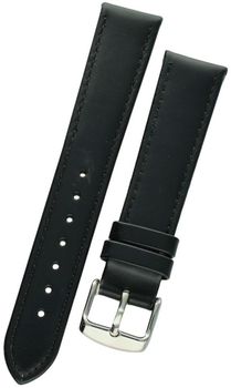 Skórzany pasek Condor – czarny, 11,37,5 cm, srebrna sprzączka.jpg