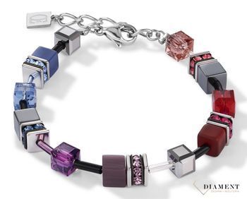 Bransoletka damska Swarovski Coeur De Lion z hematytem. Piękna Bransoletka damska Swarovski Coeur De Lion CDL 284030-1578 ozdobiona kryształami Swarovski® to idealny pomysł na prezent dla kobiety oraz jako do.jpg