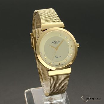 Zegarek damski szwajcarskiej marki to świetny pomysł na prezent. Zegarek w kolorze żółtego złota to idealne rozwiązanie dla kobiet, które lubią proste dodatki (1).jpg