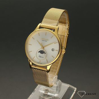 Zegarek damski Atlantic Elegance Moonphase 29040.45.21MB ✅ Zegarek damski w kolorze żółtego złota z srebrną tarczą i złotymi indeksami ✅ Zegarek damski ze złotymi indeksami ✅ (5).jpg