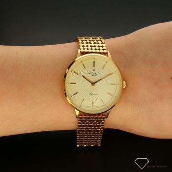 Zegarek damski Atlantic Elegance na złotej bransolecie 29042.45.31.  (5).jpg