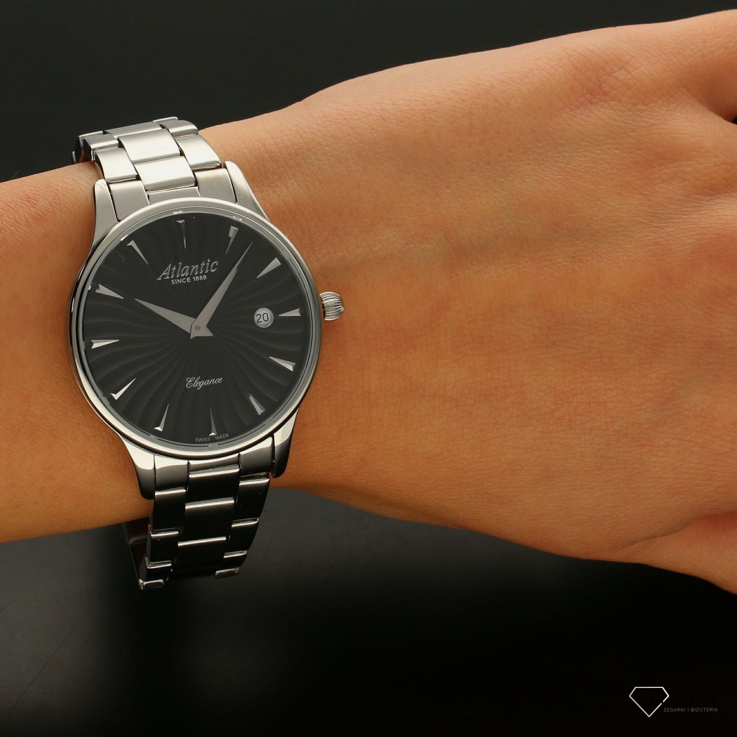 Zegarek damski Atlantic '' Mroczne Fale '' 29142.41.61MB.jpg