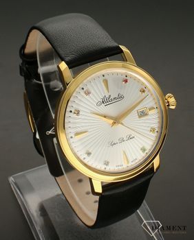 Zegarek damski na pasku Atlantic Super De Luxe Diamonds  29355.45.29LBK (4).jpg