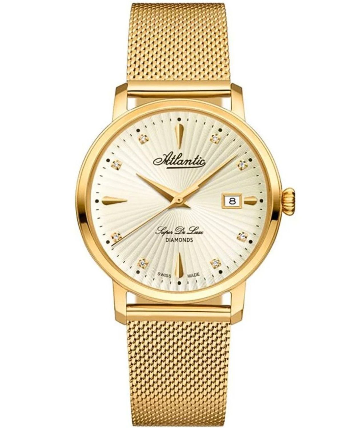Atlantic 29355.45.37 Super De Luxe Diamonds – Złoty Zegarek Damski Swiss Made z Diamentami fashion..jpg