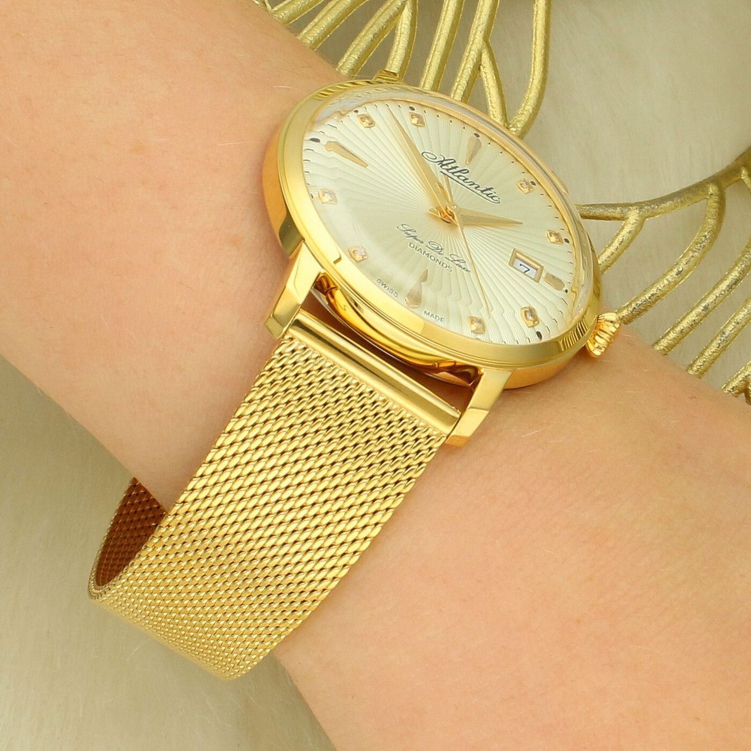 Atlantic 29355.45.37 Super De Luxe Diamonds – Złoty Zegarek Damski Swiss Made z Diamentami fashion..jpg