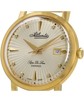 Atlantic 29355.45.37 Super De Luxe Diamonds – Złoty Zegarek Damski Swiss Made z Diamentami tarcza.jpg