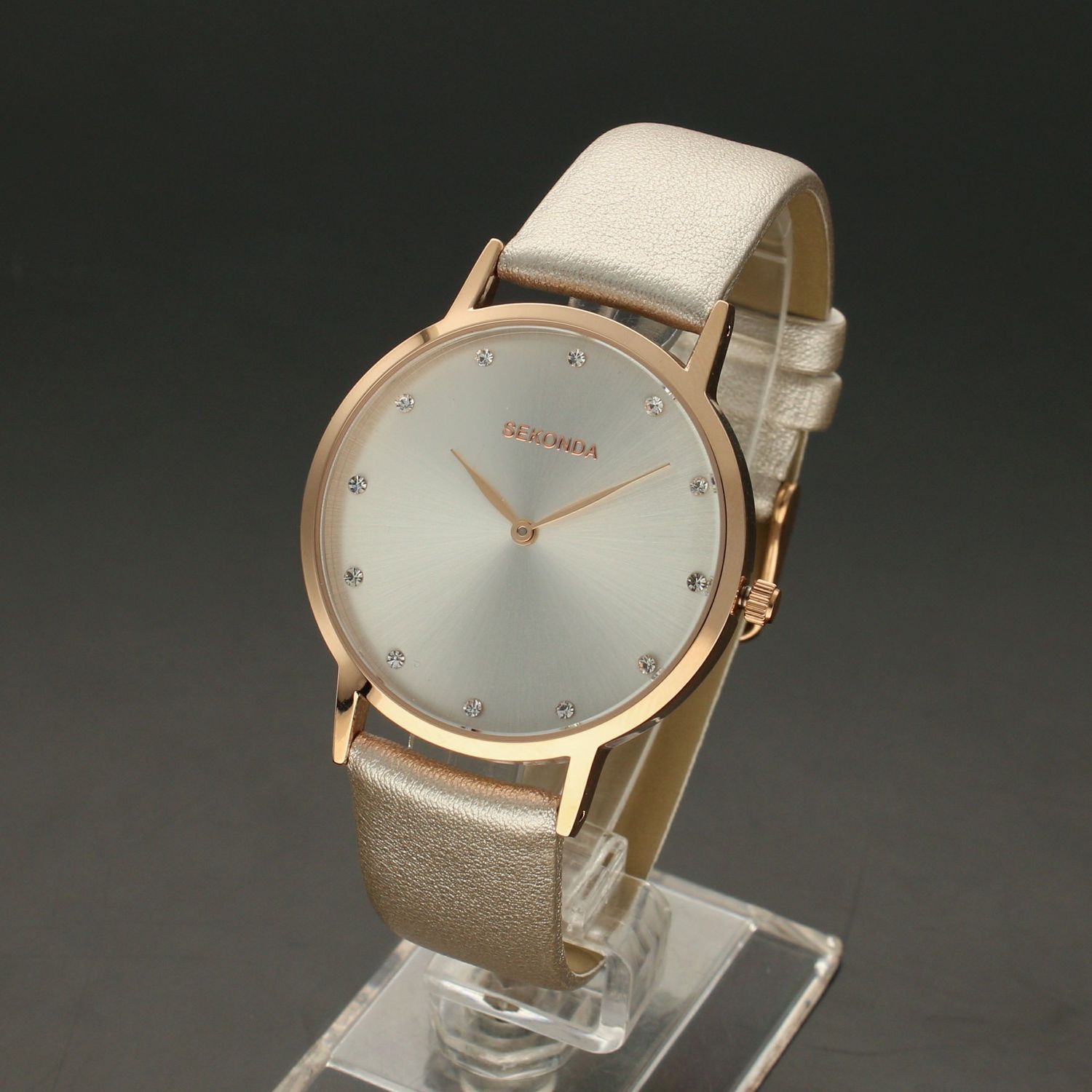 Zegarek damski Sekonda ' Diamentowy blask na złotym pasku'  2939 (1).jpg