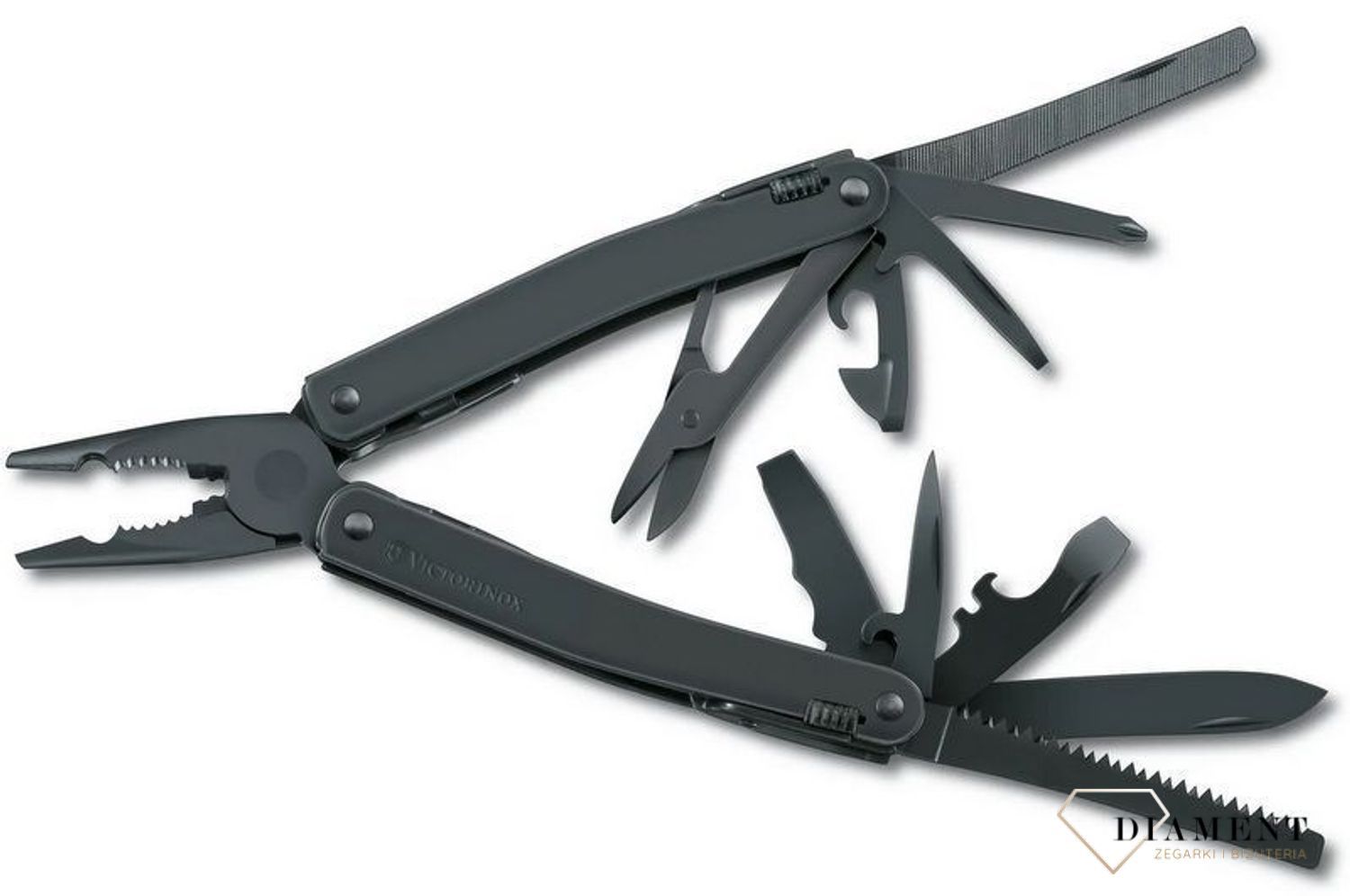 Oksydowane narzędzie Multi-Tool SwissTool Victorinox 3.0224.3CN. SwissTool XBS to narzędzie prawdziwie wielozadaniowe. Jest niezwykle poręczne, funkcjonalne i kompaktowe.  (5).jpg