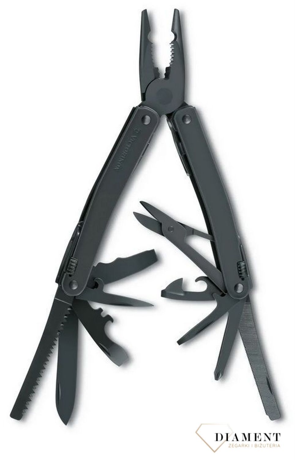 Oksydowane narzędzie Multi-Tool SwissTool Victorinox 3.0224.3CN. SwissTool XBS to narzędzie prawdziwie wielozadaniowe. Jest niezwykle poręczne, funkcjonalne i kompaktowe.  (5).jpg
