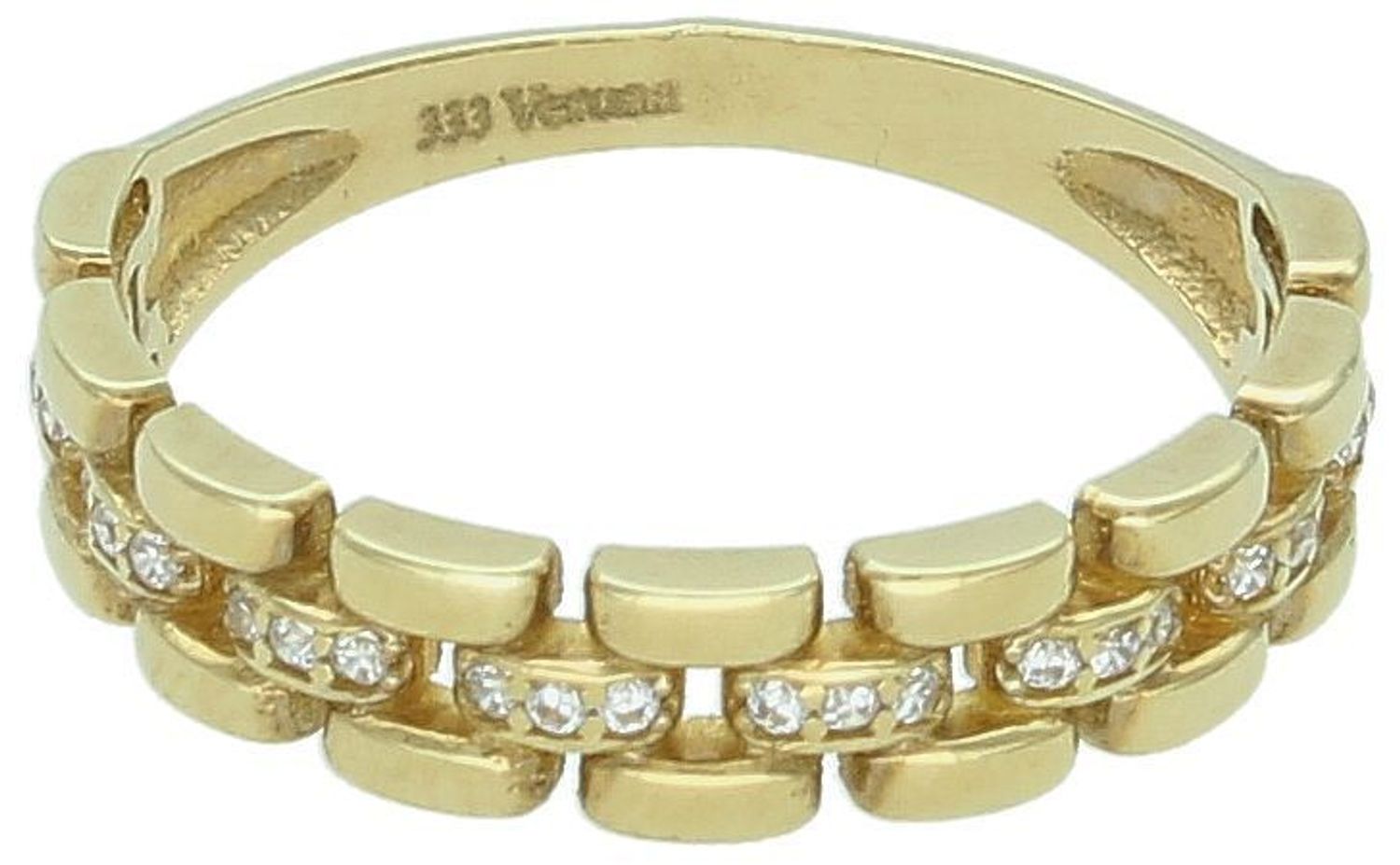 Złoty pierścionek 'Lśniące ogniwka'.jpg