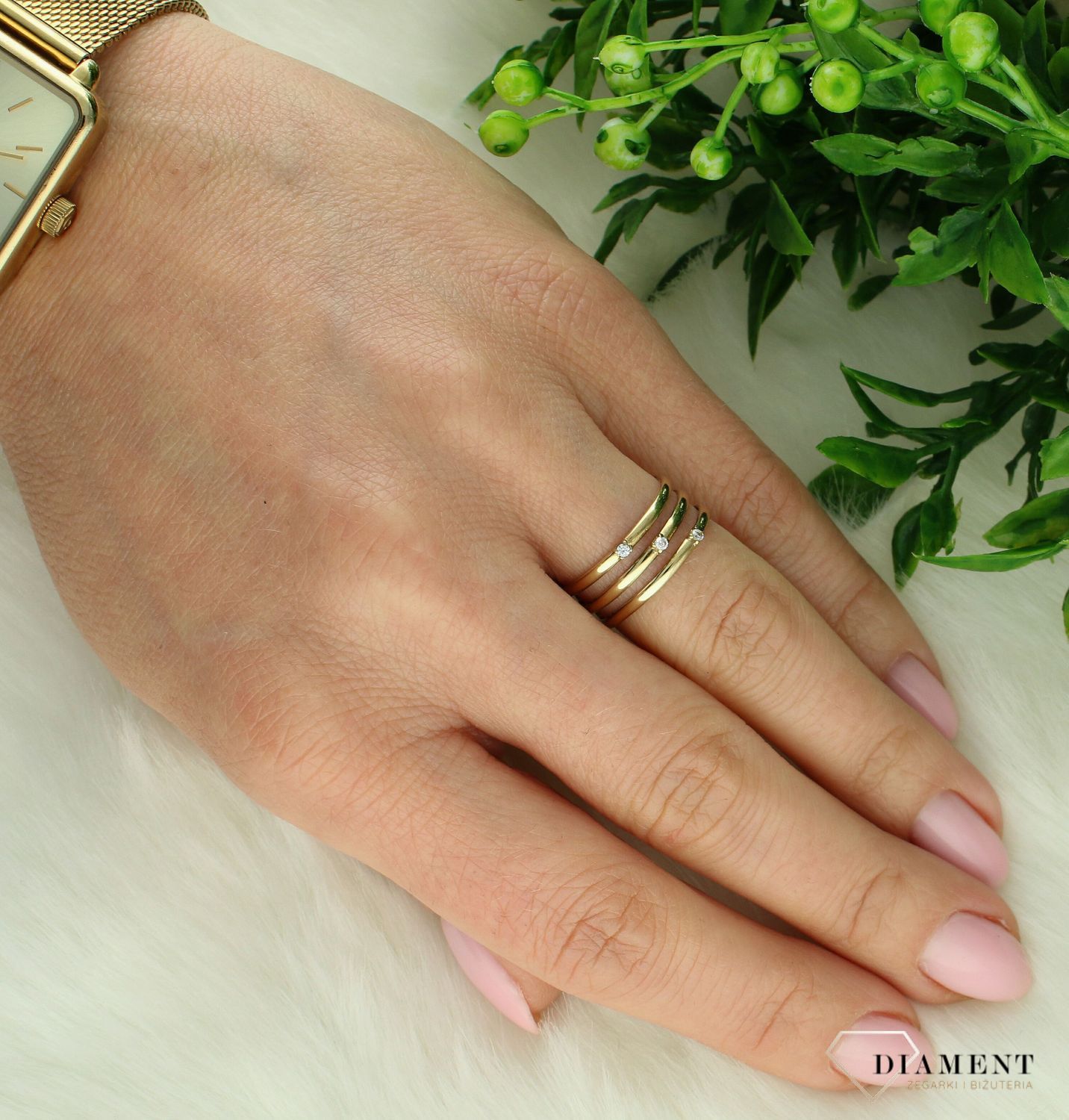 Złoty pierścionek damski 333 szeroka obrączka rozmiar 11 3000107719642 (2).jpg