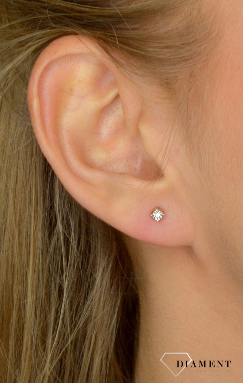 Kolczyki złote DIAMENT białe złoto, diamenty 3000107910049.jpg