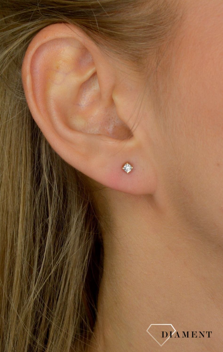 Kolczyki złote DIAMENT białe złoto, diamenty 3000107910049.jpg