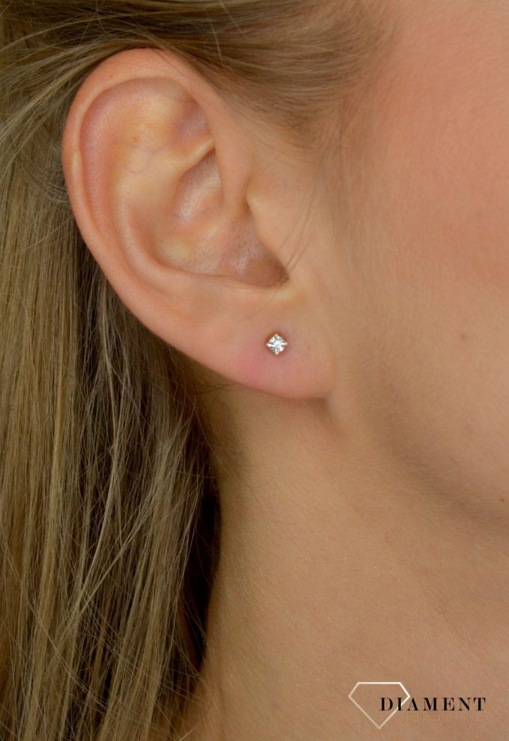 Kolczyki złote DIAMENT białe złoto, diamenty 3000107910049.jpg