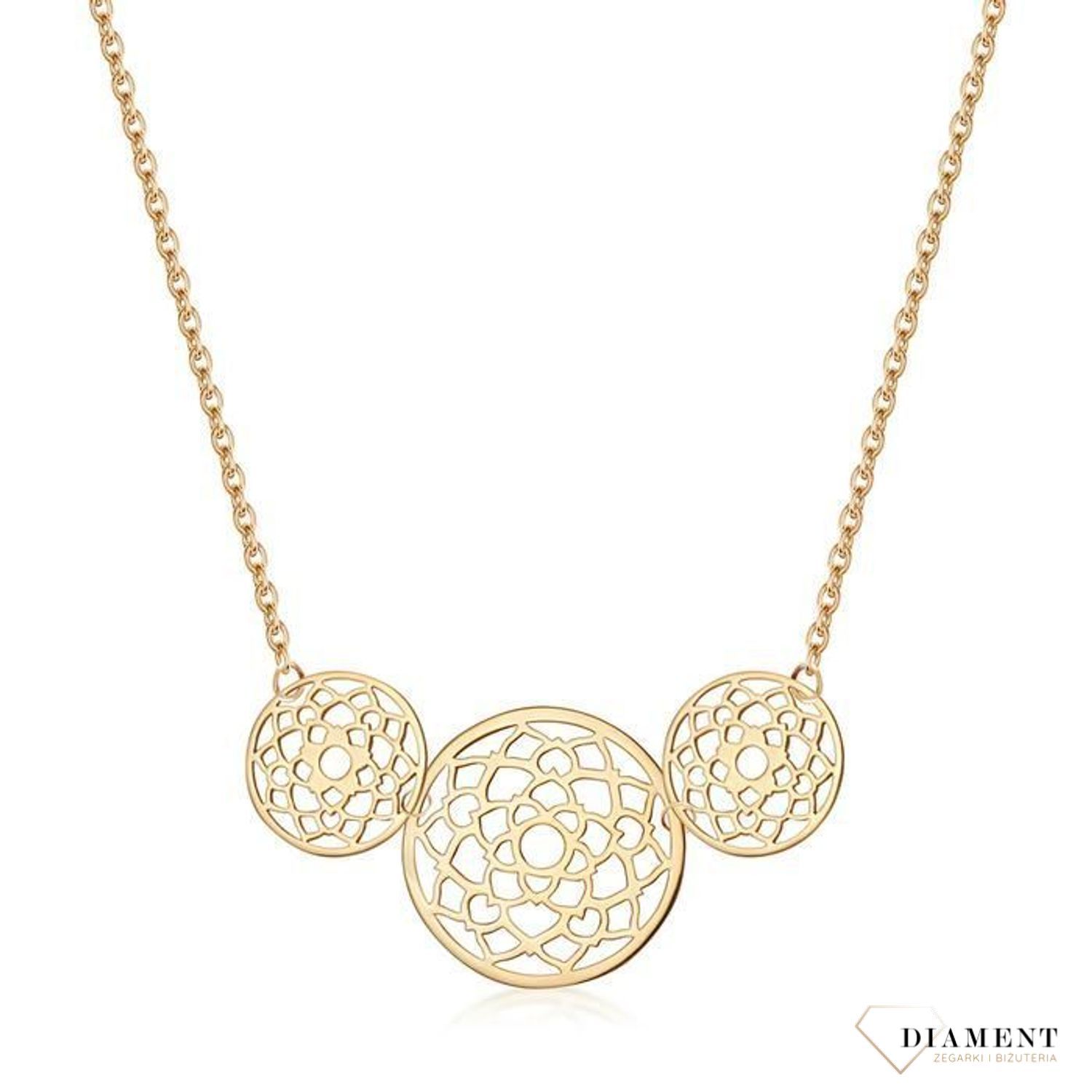 Minimalistyczny naszyjnik, wykonany z 8-karatowego złota został utrzymany w najnowszych trendach i znakomicie sprawdzi się jako dodatek do codziennych stylizacji..jpg