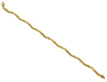 Złota bransoletka próby 333 grawerowana ogniwka 3000136036772.jpg