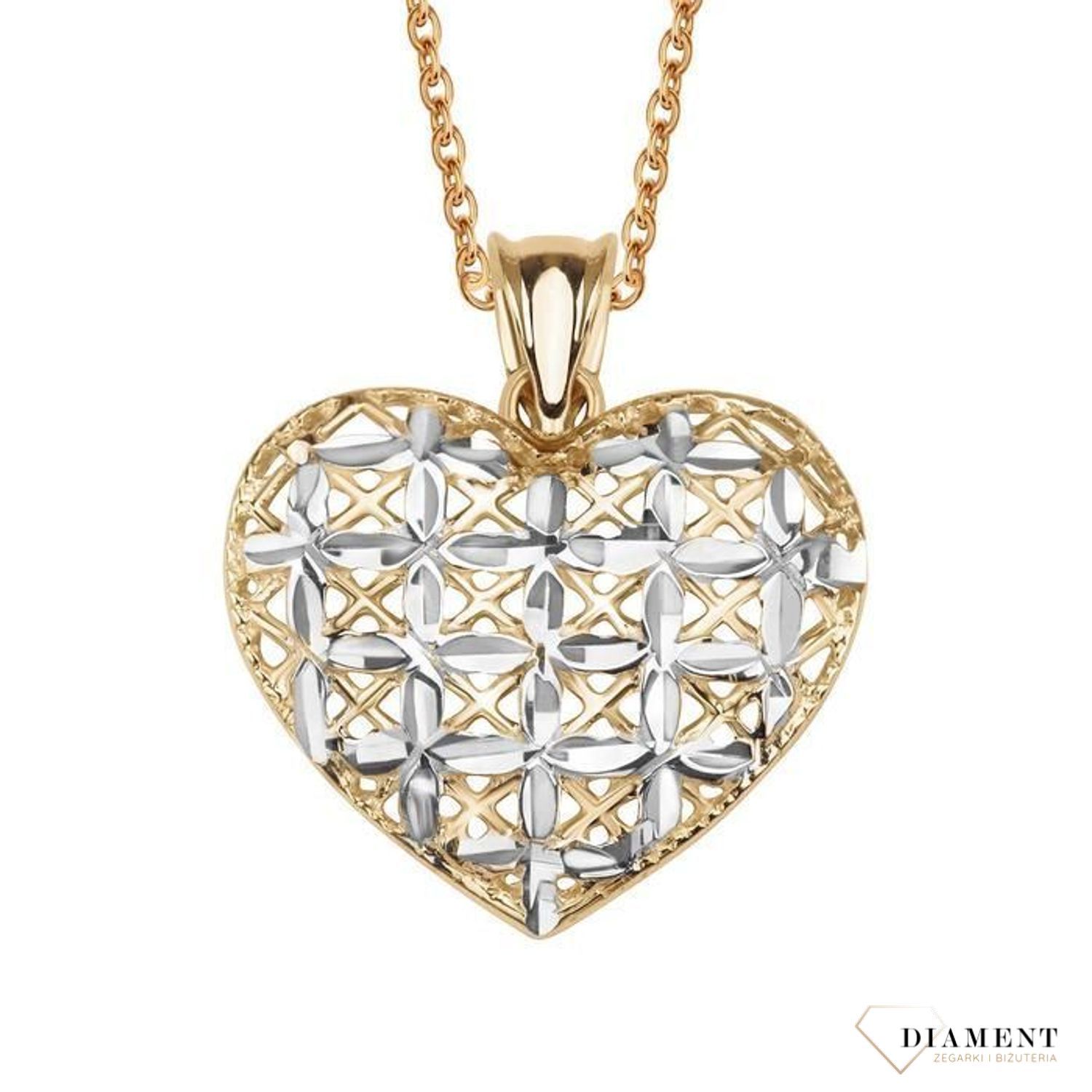 Zawieszka z drzewkiem szczęścia, została ozdobiona kolorową cyrkonią. Złota zawieszka sprawdzi się jako pomysł na prezent dla osób ceniących symbolikę..jpg