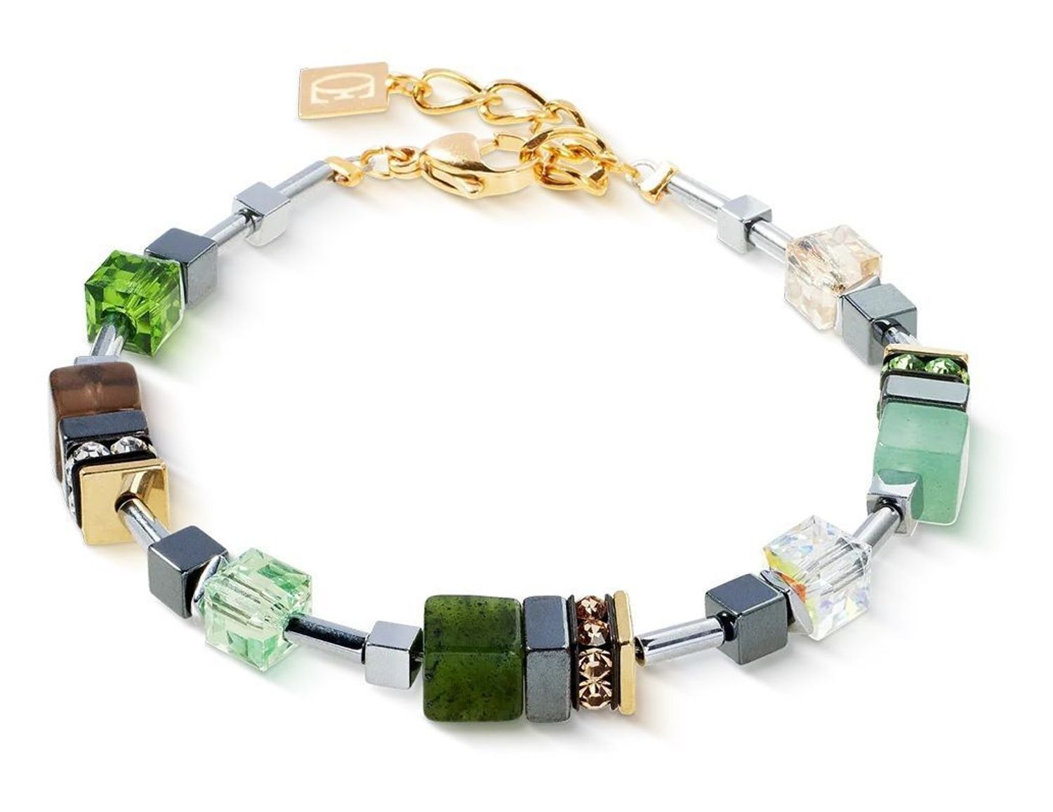 15Bransoletka damska Coeur De Lion GeoCUBE® Precious Motion Forest Light 301730-0500 złota.jpg