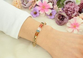 Bransoletka damska Coeur De Lion Kryształ Górski Kryształy Swarovskiego 302130-1546 ✨ Bransoletka GeoCUBE® Fusion Summer – promień słońca na Twoim nadgarstku! ☀️🌅2.jpg