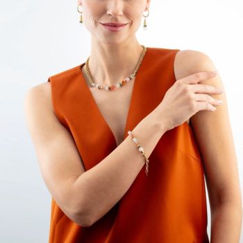 Bransoletka damska Coeur De Lion Kryształ Górski Kryształy Swarovskiego 302130-1546 ✨ Bransoletka GeoCUBE® Fusion Summer – promień słońca na Twoim nadgarstku! ☀️🌅4.jpg