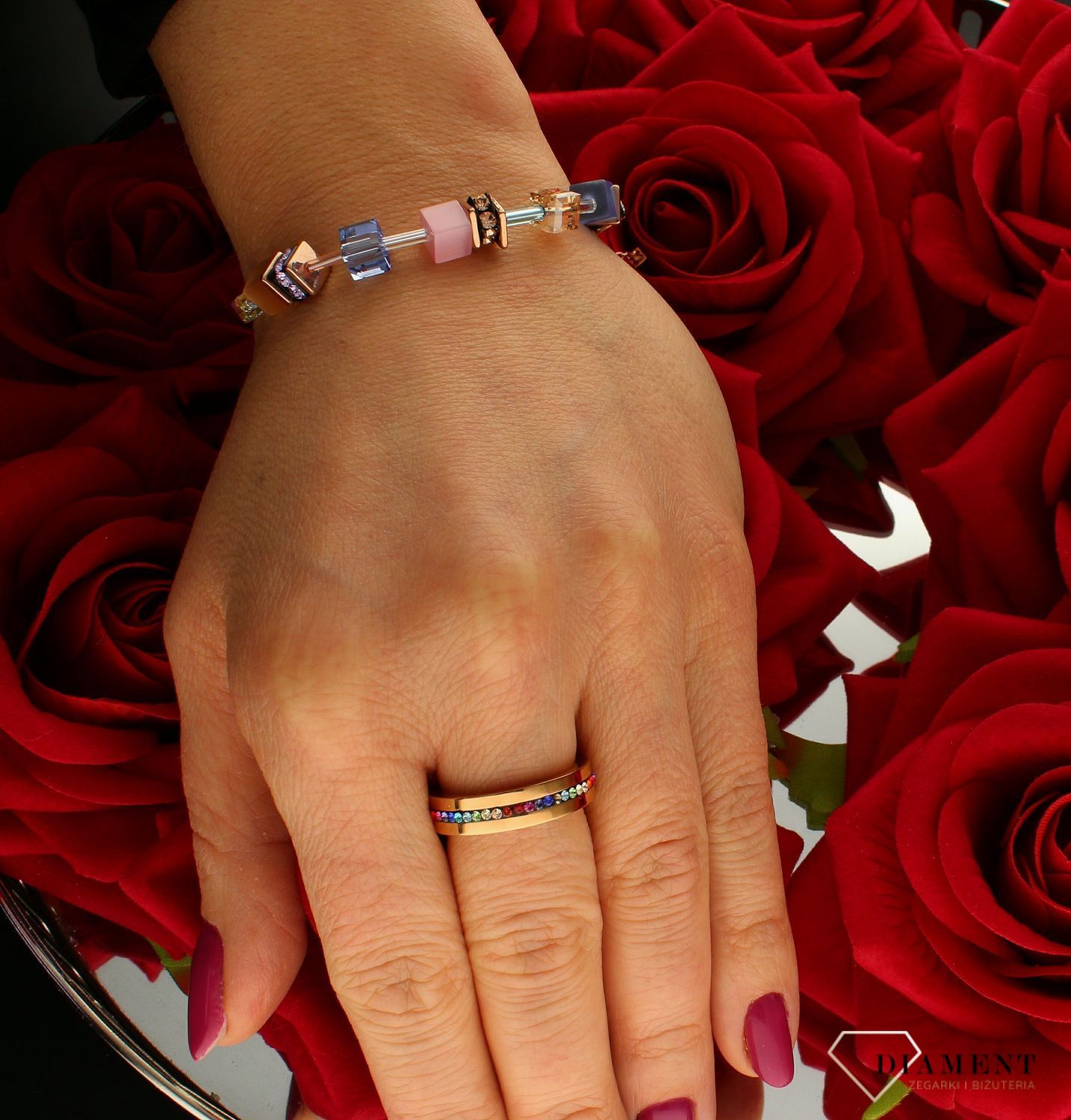 Bransoletka damska Swarovski Coeur De Lion tygrysie oko 3030300752d.jpg