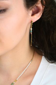 Kolczyki Coeur de Lion Cube Princess Fusion Blossom 303121-1537 złote – Swarovski® (2).jpg