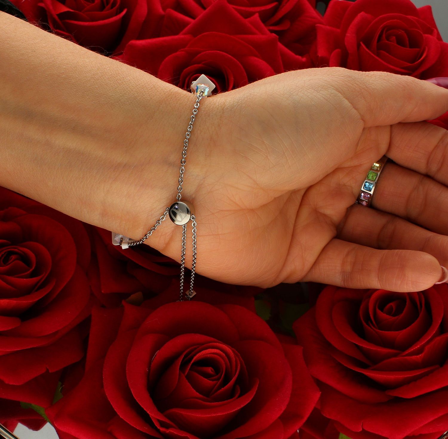 Bransoletka damska Swarovski Coeur De Lion howlit 3035301400d.jpg