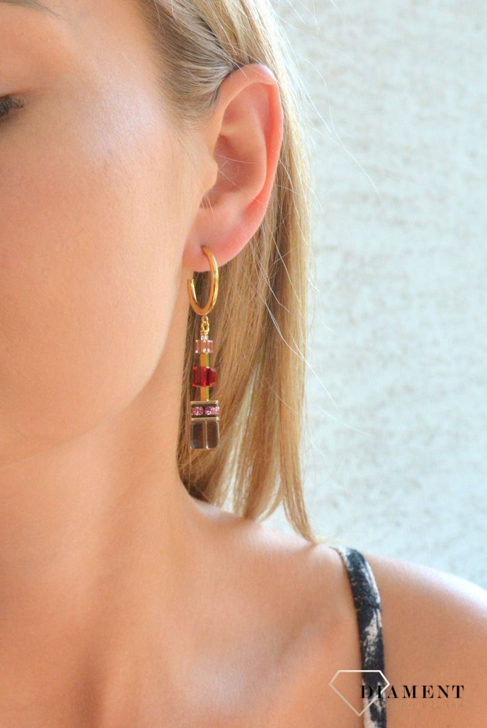 Kolczyki damskie Coeur de Lion GeoCUBE® Precious 3039210316 (2).jpg