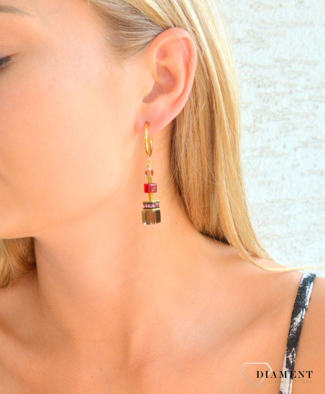 Kolczyki damskie Coeur de Lion GeoCUBE® Precious 3039210316 (2).jpg