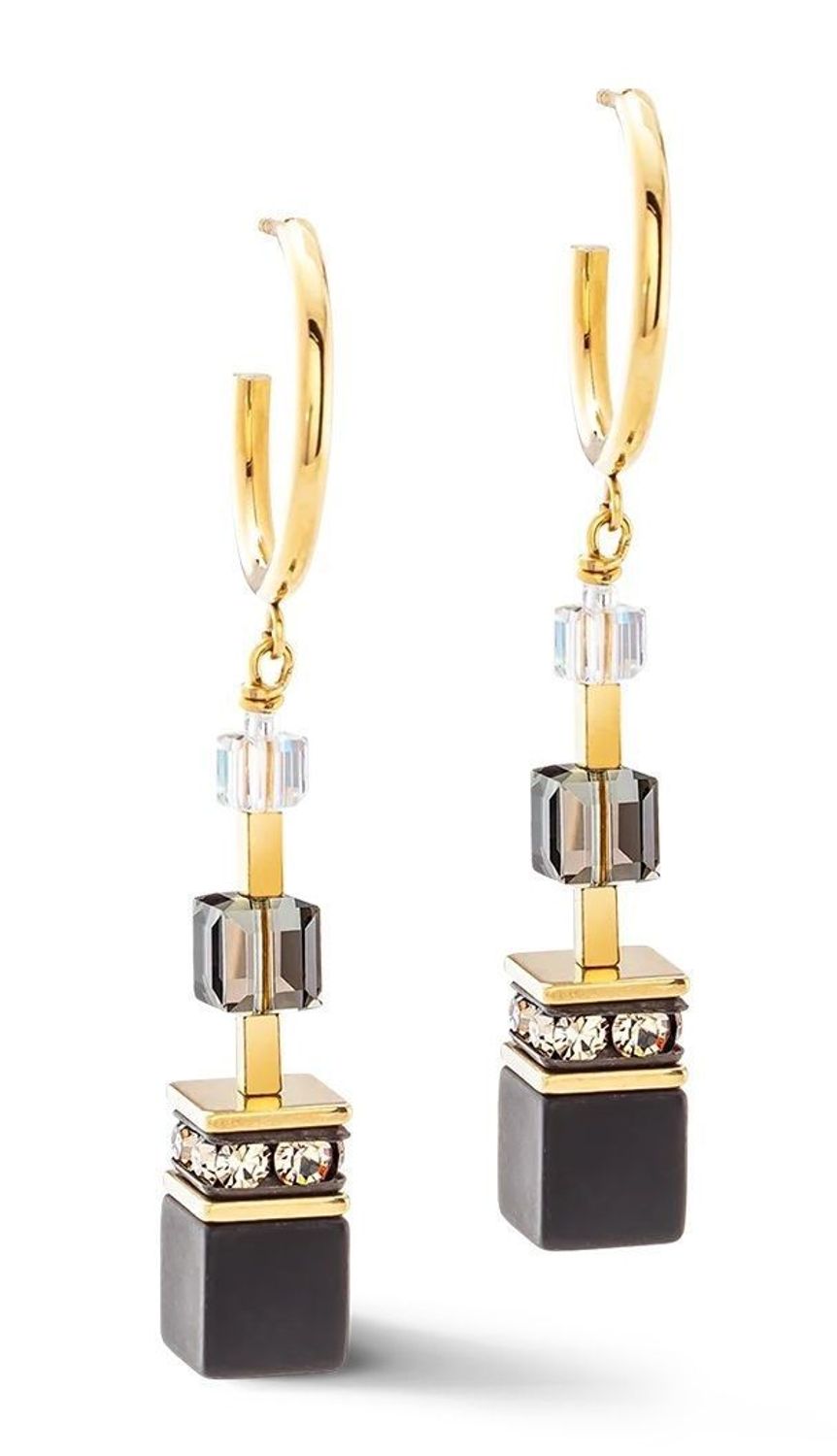 Kolczyki damskie Coeur de Lion GeoCUBE® Precious 3039211316. Kolczyki stalowe Coeur de Lion. Kolczyki z kamieniami. Kolczyki damskie wiszące. Kolczyki dla kobiety na prezent (2).jpg