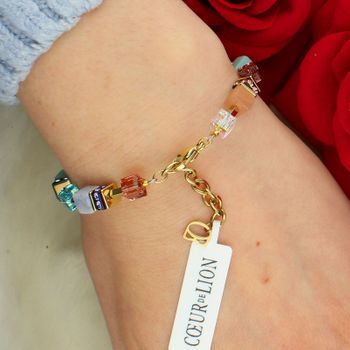 Bransoletka Coeur de Lion GeoCUBE® Art Nouveau 303930-1578 złota – kamienie naturalne, Swarovski® (1).jpg