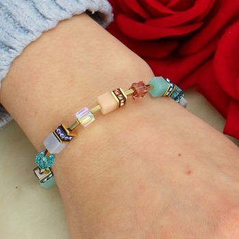 Bransoletka Coeur de Lion GeoCUBE® Art Nouveau 303930-1578 złota – kamienie naturalne, Swarovski® (2).jpg