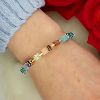 Bransoletka Coeur de Lion GeoCUBE® Art Nouveau 303930-1578 złota – kamienie naturalne, Swarovski® (3).jpg