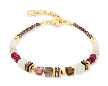 Bransoletka damska Coeur de Lion 3041300310 GeoCUBE® Precious Grace Rose Smoke różowo-złota (4).jpg