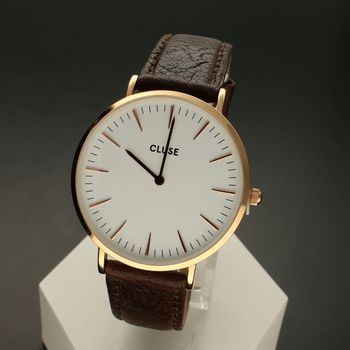 Skórzane paski do zegarków Record FLUCO Wytrzymały i solidny pasek do zegarka, niemieckiej marki FLUCO w kolorze brązowym został wykonany z bardzo wytrzymałej i wygodnej w użytkowaniu skóry byka ⌚Paski na każdą okazje (2).jpg