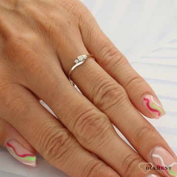 Pierścionek złoty DIAMENT 585, diamenty 3272.jpg