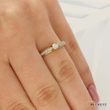 Pierścionek złoty DIAMENT, 585 diamenty 331825.jpg