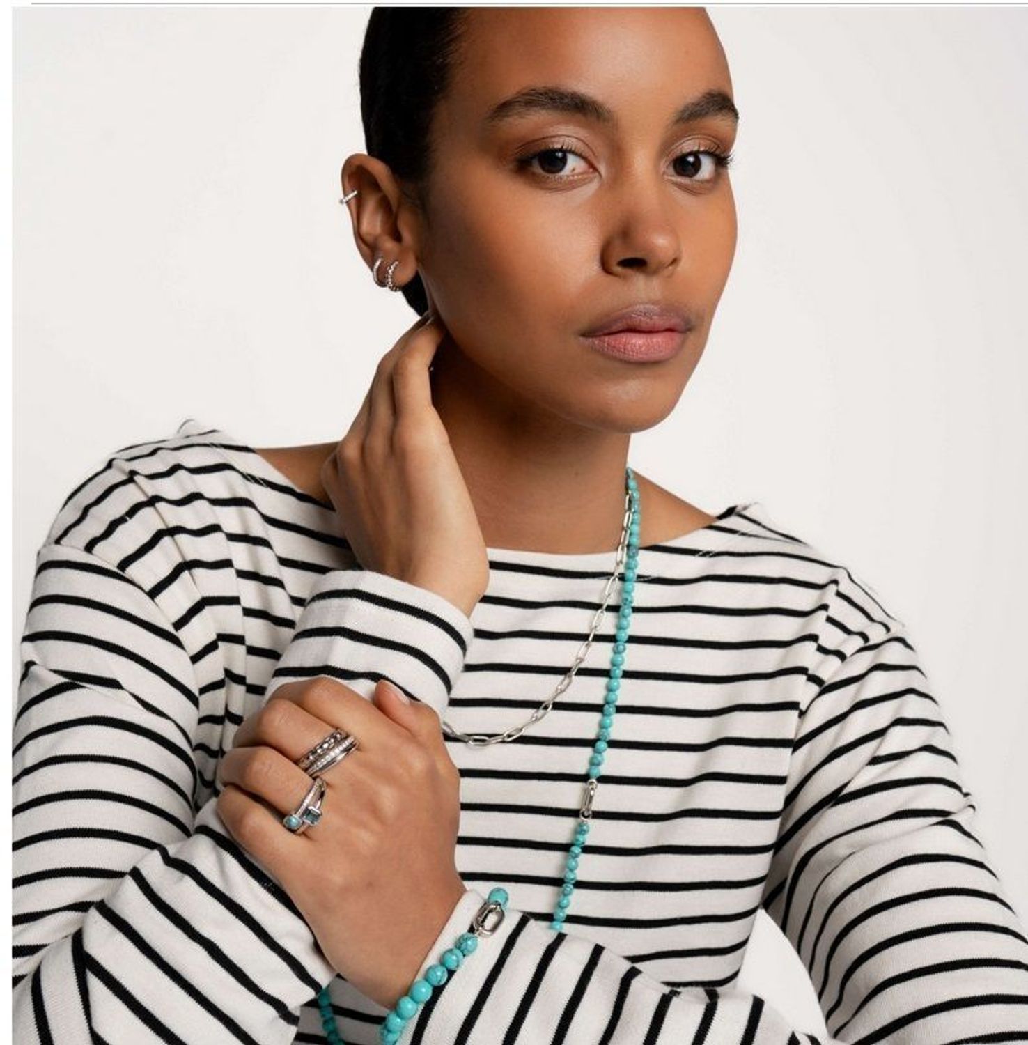 Srebrny naszyjnik TI SENTO z kamieniem turkusowym 34050TQ. Srebrny naszyjnik damski. Naszyjnik srebrny Ti Sento. Naszyjnik srebrny damski z kamieniem turkus. Naszyjnik z turkusem. Naszyjnik damski Ti Sento na prezent (2).jpg