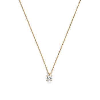 Naszyjnik damski TI SENTO 34087ZY – srebro rodowane 925 pozłacane, ankier, cyrkonia 6 mm.jpg